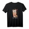 Süße Cat Puccino Cappuccino Katze Kaffee T-Shirt – Lustiges Kaffeeliebhaber Geschenk für Freunde und Bekannte