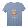 Süße Cat Puccino Cappuccino Katze Kaffee T-Shirt – Lustiges Kaffeeliebhaber Geschenk für Freunde und Bekannte