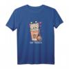 Süße Cat Puccino Cappuccino Katze Kaffee T-Shirt – Lustiges Kaffeeliebhaber Geschenk für Freunde und Bekannte