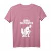 Damen 3D Drucker T-Shirt mit lustigem Spruch - Ich bin ein 3D Drucker V-Ausschnitt, ideales Geschenk für Nerds, Modellbauer & Hobbydrucker