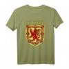 Scotland Rugby Coat of Arms T-Shirt mit Scottish Rampant Lion – Perfektes Geschenk für Rugby-Fans und stolze Schotten zum Geburtstag