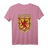 Scotland Rugby Coat of Arms T-Shirt mit Scottish Rampant Lion – Perfektes Geschenk für Rugby-Fans und stolze Schotten zum Geburtstag