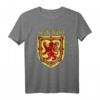 Scotland Rugby Coat of Arms T-Shirt mit Scottish Rampant Lion – Perfektes Geschenk für Rugby-Fans und stolze Schotten zum Geburtstag