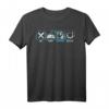 Eat Sleep 3D Print Repeat T-Shirt – Cooles Filament & Drucker Motiv für Bastler, Schrauber & 3D-Druck-Fans als Geschenk