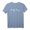 Eat Sleep 3D Print Repeat T-Shirt – Cooles Filament & Drucker Motiv für Bastler, Schrauber & 3D-Druck-Fans als Geschenk