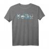 Eat Sleep 3D Print Repeat T-Shirt – Cooles Filament & Drucker Motiv für Bastler, Schrauber & 3D-Druck-Fans als Geschenk