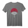 HapOwl Naruto Shippuden Sasuke Uchiha Symbol Distressed T-Shirt – Offiziell lizenziertes Anime Merchandise für Fans