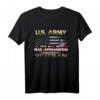 US Army Irak Afghanistan Veteran T-Shirt mit USA Flagge – Ehrenvolles Geschenk für Kriegshelden & Veteranen