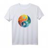 Yin Yang Elemente, Taoismus, Spiritualität, Yoga & Kampfsport T-Shirt – Spirituelles Geschenk für Freunde & Familie, Yoga, Meditation, Erleuchtung & Esoterik
