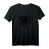 Albanien Albanische Adler-Flagge T-Shirt - Klassisch geschnitten, doppelt genähter Saum, ideal für Albanien-Fans