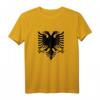 Albanien Albanische Adler-Flagge T-Shirt - Klassisch geschnitten, doppelt genähter Saum, ideal für Albanien-Fans
