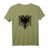 Albanien Albanische Adler-Flagge T-Shirt - Klassisch geschnitten, doppelt genähter Saum, ideal für Albanien-Fans