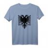 Albanien Albanische Adler-Flagge T-Shirt - Klassisch geschnitten, doppelt genähter Saum, ideal für Albanien-Fans