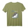 Damen Mathematik T-Shirt mit V-Ausschnitt – Ankathete, Gegenkathete & Hypotenuse Witziges Hippo Motiv für Schüler, Abi, Studenten & Mathe-Profis