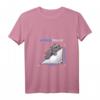 Damen Mathematik T-Shirt mit V-Ausschnitt – Ankathete, Gegenkathete & Hypotenuse Witziges Hippo Motiv für Schüler, Abi, Studenten & Mathe-Profis