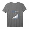 Damen Mathematik T-Shirt mit V-Ausschnitt – Ankathete, Gegenkathete & Hypotenuse Witziges Hippo Motiv für Schüler, Abi, Studenten & Mathe-Profis