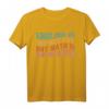 Lustiges Mathematik T-Shirt für Lehrer, Nerds & Wissenschaftler - Englisch ist wichtig, aber Mathematik ist wichtiger, Retro Stil