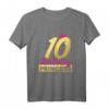 Prinzessin Geburtstag Geschenk für Mädchen zum 10. Geburtstag - Süßes T-Shirt mit Krone Motiv, perfekt für Party & Überraschung