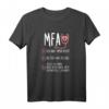 Damen MFA Arzthelferin Medizinische Fachangestellte T-Shirt mit Herzschlag-Motiv – Perfektes Geschenk zum Abschluss, Geburtstag oder Berufsstart
