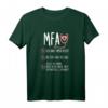 Damen MFA Arzthelferin Medizinische Fachangestellte T-Shirt mit Herzschlag-Motiv – Perfektes Geschenk zum Abschluss, Geburtstag oder Berufsstart