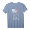 Damen MFA Arzthelferin Medizinische Fachangestellte T-Shirt mit Herzschlag-Motiv – Perfektes Geschenk zum Abschluss, Geburtstag oder Berufsstart