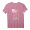 Damen MFA Arzthelferin Medizinische Fachangestellte T-Shirt mit Herzschlag-Motiv – Perfektes Geschenk zum Abschluss, Geburtstag oder Berufsstart