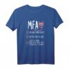 Damen MFA Arzthelferin Medizinische Fachangestellte T-Shirt mit Herzschlag-Motiv – Perfektes Geschenk zum Abschluss, Geburtstag oder Berufsstart