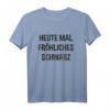 Heute mal fröhliches Schwarz T-Shirt - Humorvolles Statement für Gothic, Emo & dunkle Seele