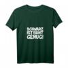 Damen Schwarz ist bunt genug T-Shirt mit V-Ausschnitt – Humorvolles Gothic & Emo Statement-Shirt für dunkle Seelen