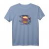 Man of Steel Grungy Shield T-Shirt – Offiziell lizenziertes Superman Fan-Shirt für Erwachsene, Kinder & Damen