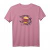 Man of Steel Grungy Shield T-Shirt – Offiziell lizenziertes Superman Fan-Shirt für Erwachsene, Kinder & Damen