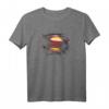 Man of Steel Grungy Shield T-Shirt – Offiziell lizenziertes Superman Fan-Shirt für Erwachsene, Kinder & Damen