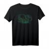 Drachen Vintage Grün T-Shirt im Mittelalter-Fantasy-Stil - Episches Drachenmotiv für Fantasy- und Mittelalter-Fans