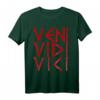 VENI VIDI VICI - Ich kam sah und siegte T-Shirt mit Julius Caesar Zitat, antikem römischem Design & Legenden-Style