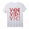 VENI VIDI VICI - Ich kam sah und siegte T-Shirt mit Julius Caesar Zitat, antikem römischem Design & Legenden-Style