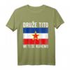 Jugoslawien Flagge & Landkarte T-Shirt – Nostalgisches Design für Stolze Bosnier, Kroaten, Serben, Slowenen & mehr