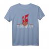 Norwegen Wikinger Schiff T-Shirt mit Flagge – Skandinavien Design, ideales Geschenk für Norwegen- und Wikinger-Fans
