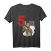 Kinder Ritter T-Shirt zum 5. Geburtstag mit Burg, Schloss und Nummer 5 - Perfektes Fantasy-Outfit für kleine Abenteurer