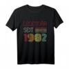 Legendär Seit 1982 Retro T-Shirt – Vintage Geburtstagsshirt für Männer und Frauen, Perfekt für die Geburtstagsparty & den besonderen Tag