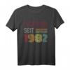 Legendär Seit 1982 Retro T-Shirt – Vintage Geburtstagsshirt für Männer und Frauen, Perfekt für die Geburtstagsparty & den besonderen Tag