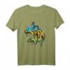 Lustiges Hip Hop Graffiti T-Shirt mit Tanz und Peace-Symbolen – Perfektes Geschenk für Hip Hop Fans und 90er Jahre Liebhaber