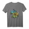 Lustiges Hip Hop Graffiti T-Shirt mit Tanz und Peace-Symbolen – Perfektes Geschenk für Hip Hop Fans und 90er Jahre Liebhaber