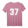 Personalisierte Trikot Nummer 37 – Siebenunddreißig Jahre alt T-Shirt für Geburtstage, Jubiläen & Sportfans