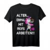 Einhorn T-Shirt Damen Beruf - Lustiges Arbeitskleidungsspruch für Krankenschwestern, Erzieherinnen, Friseure & mehr