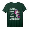 Einhorn T-Shirt Damen Beruf - Lustiges Arbeitskleidungsspruch für Krankenschwestern, Erzieherinnen, Friseure & mehr