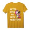 Einhorn T-Shirt Damen Beruf - Lustiges Arbeitskleidungsspruch für Krankenschwestern, Erzieherinnen, Friseure & mehr