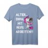 Einhorn T-Shirt Damen Beruf - Lustiges Arbeitskleidungsspruch für Krankenschwestern, Erzieherinnen, Friseure & mehr