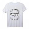 Unterschätze niemals einen alten Mann mit einem RC Flugzeug T-Shirt - Perfekt für Flugzeugfans und RC Hobbyisten