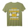 Elektriker Herren T-Shirt zum 65. Geburtstag – Lustiges Geschenk mit Spruch für Elektroniker, Meister und Elektriker Kollegen
