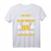 Elektriker Herren T-Shirt zum 65. Geburtstag – Lustiges Geschenk mit Spruch für Elektroniker, Meister und Elektriker Kollegen
